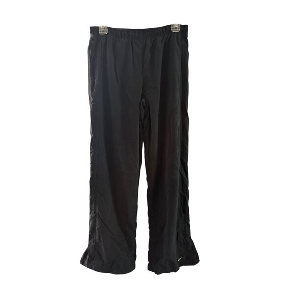 Nike Women's Active Black Pants With Side Zippers & Elastic Waist - Picture 3 of 8